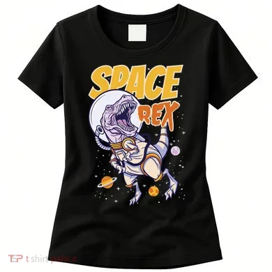 Space Rex Dinosaur Galaxy Women's T-Shirt