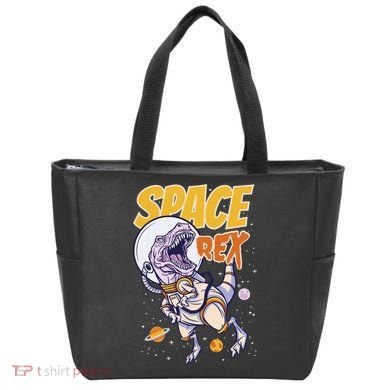 Space Rex Dinosaur Galaxy Tote Bag
