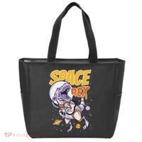 Space Rex Dinosaur Galaxy Tote Bag thumb 0