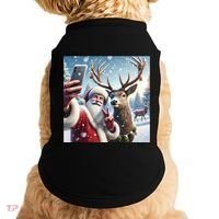 Surprise Rain Deer Selfie Santa Doggie Tank thumb 0