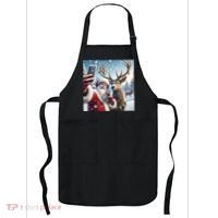 Surprise Rain Deer Selfie Santa Apron thumb 0