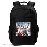 Surprise Rain Deer Selfie Santa Backpack thumb 0