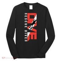 SCUBA Rescue Diver For Instructors Students Divers Long Sleeve Shirt thumb 0