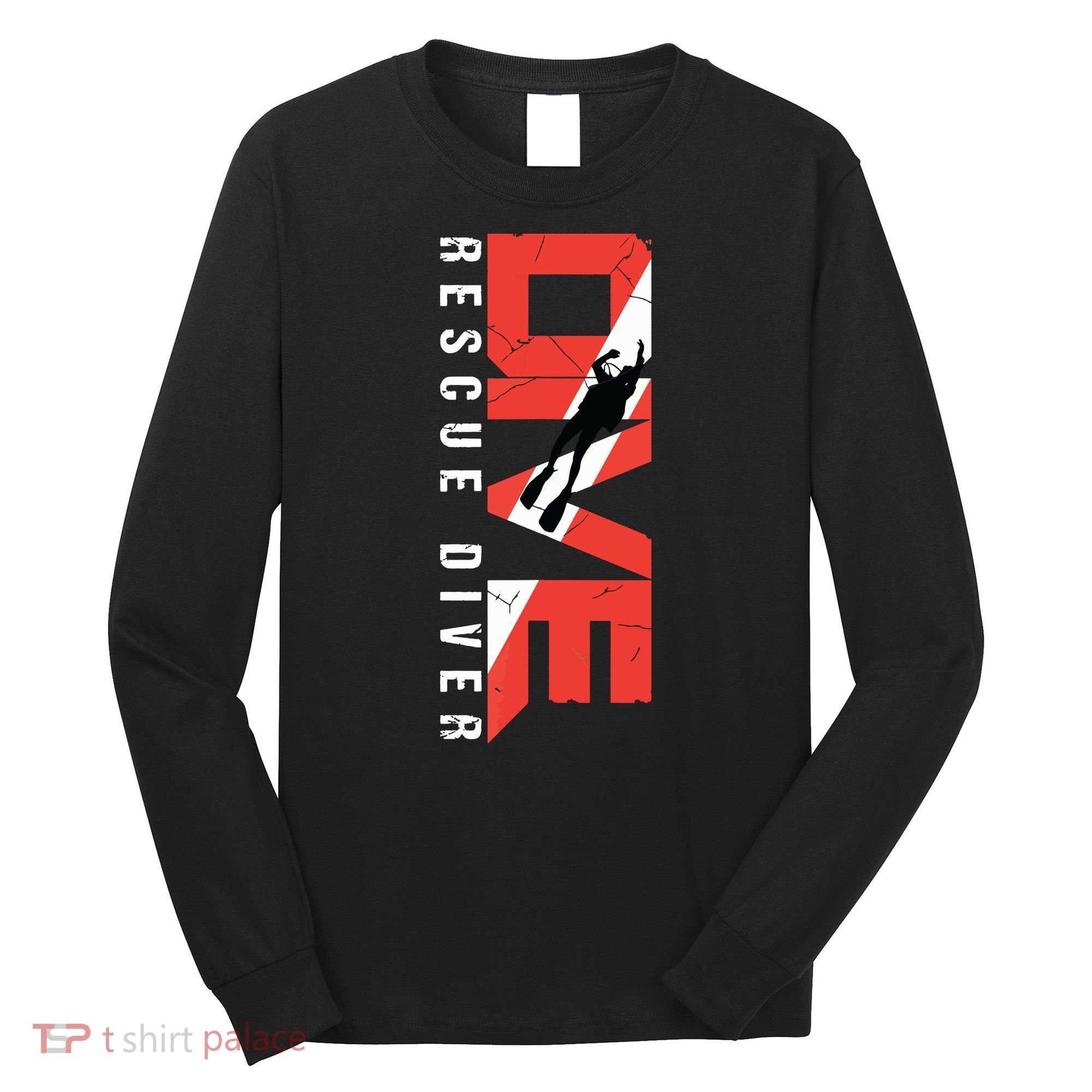 SCUBA Rescue Diver For Instructors Students Divers Long Sleeve Shirt