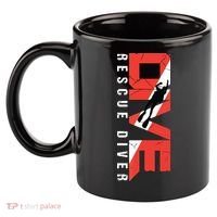 SCUBA Rescue Diver For Instructors Students Divers 11oz C Handle Ceramic Mug thumb 2