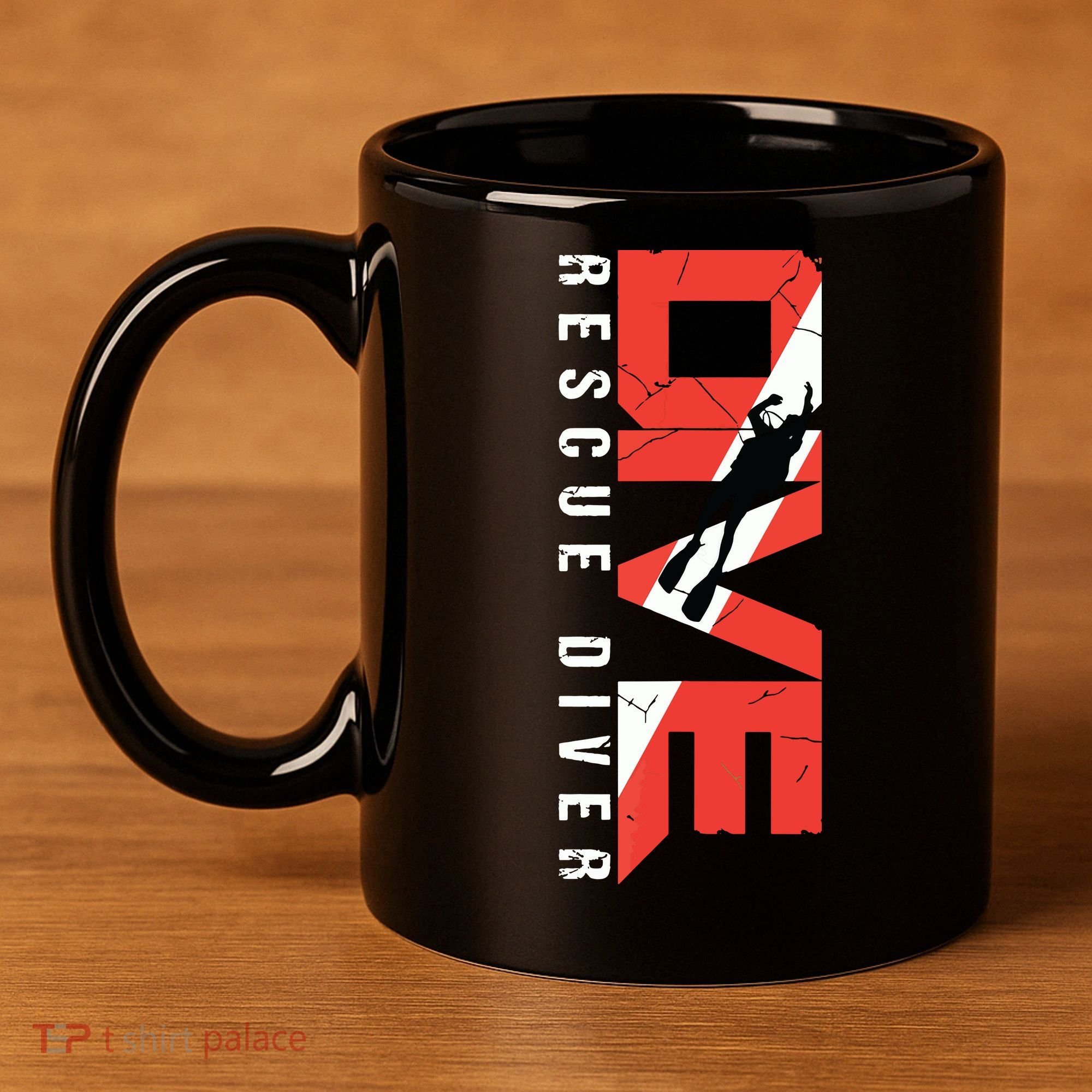 SCUBA Rescue Diver For Instructors Students Divers 11oz C Handle Ceramic Mug