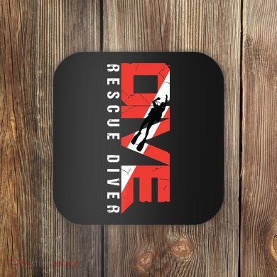 SCUBA Rescue Diver For Instructors Students Divers Coaster