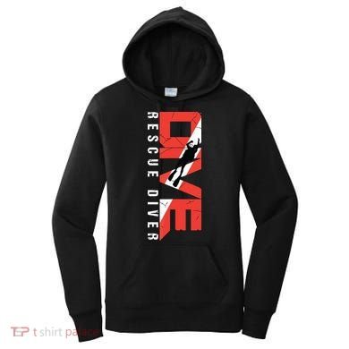 SCUBA Rescue Diver For Instructors Students Divers Women's Hoodie