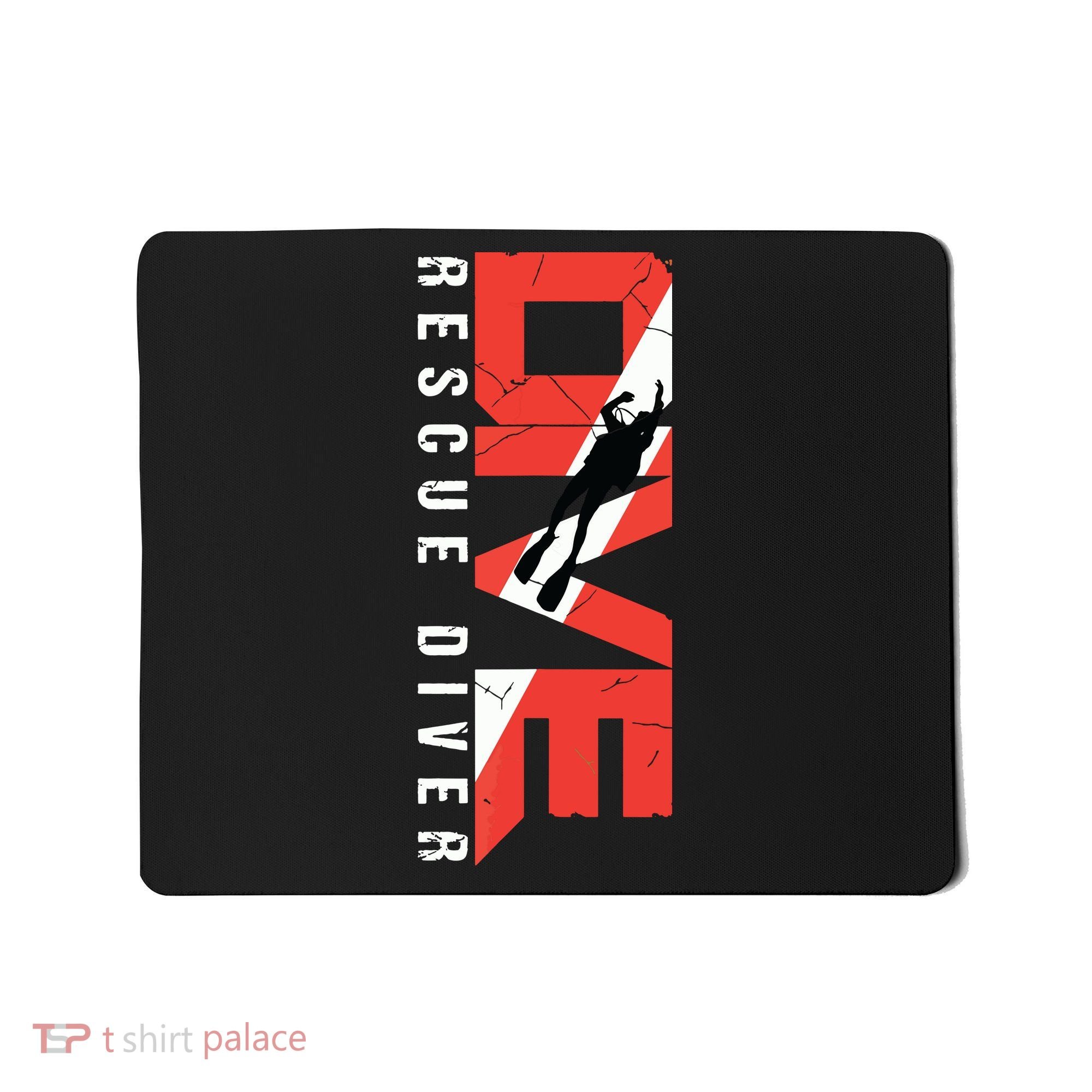 SCUBA Rescue Diver For Instructors Students Divers Mousepad