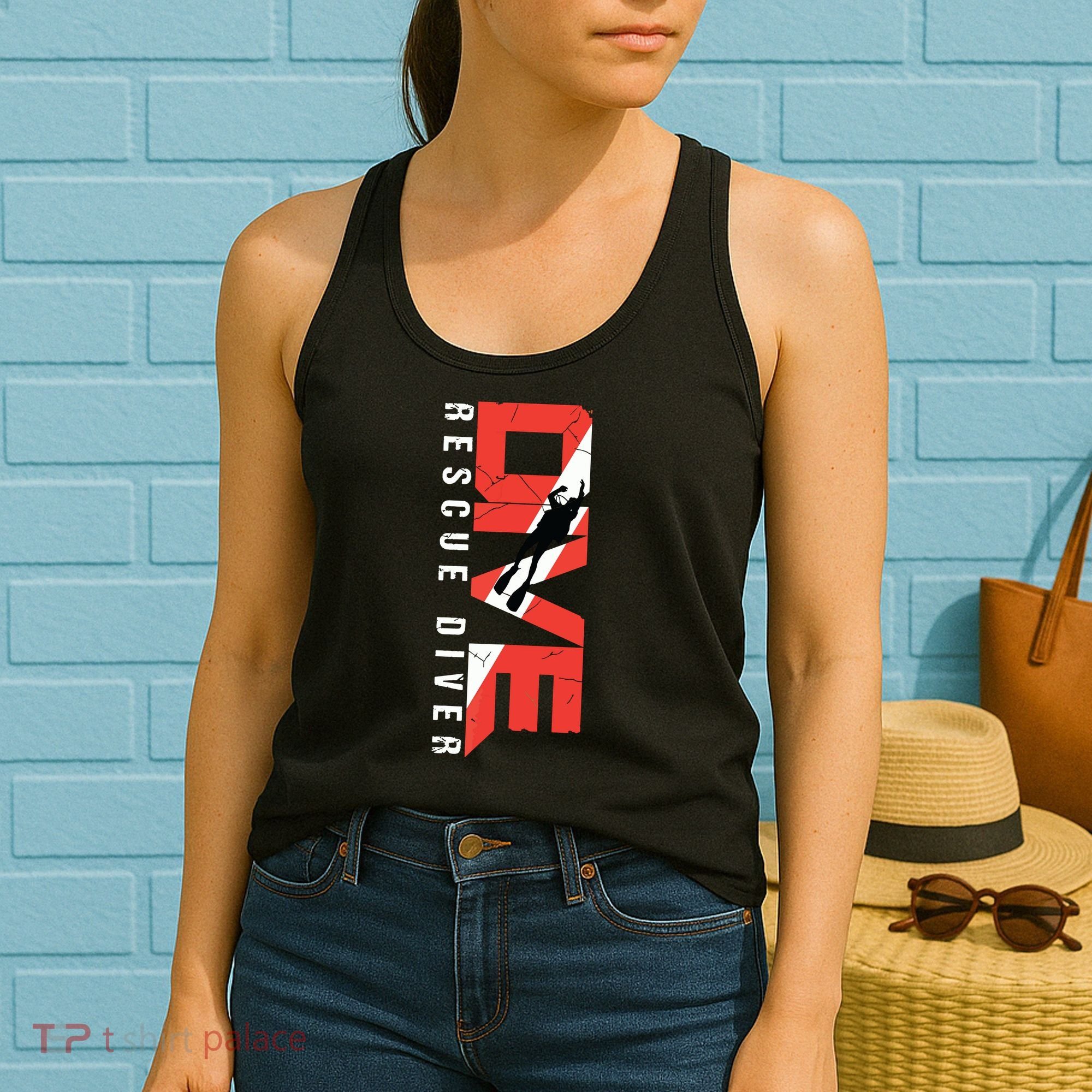SCUBA Rescue Diver For Instructors Students Divers Women's Tank Top