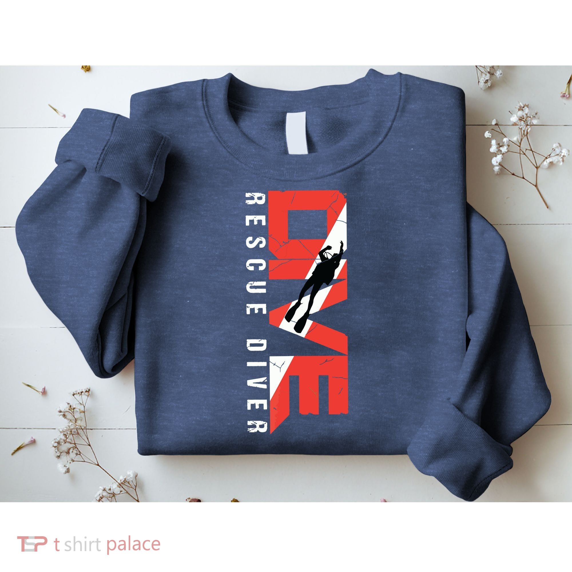SCUBA Rescue Diver For Instructors Students Divers Sweatshirt