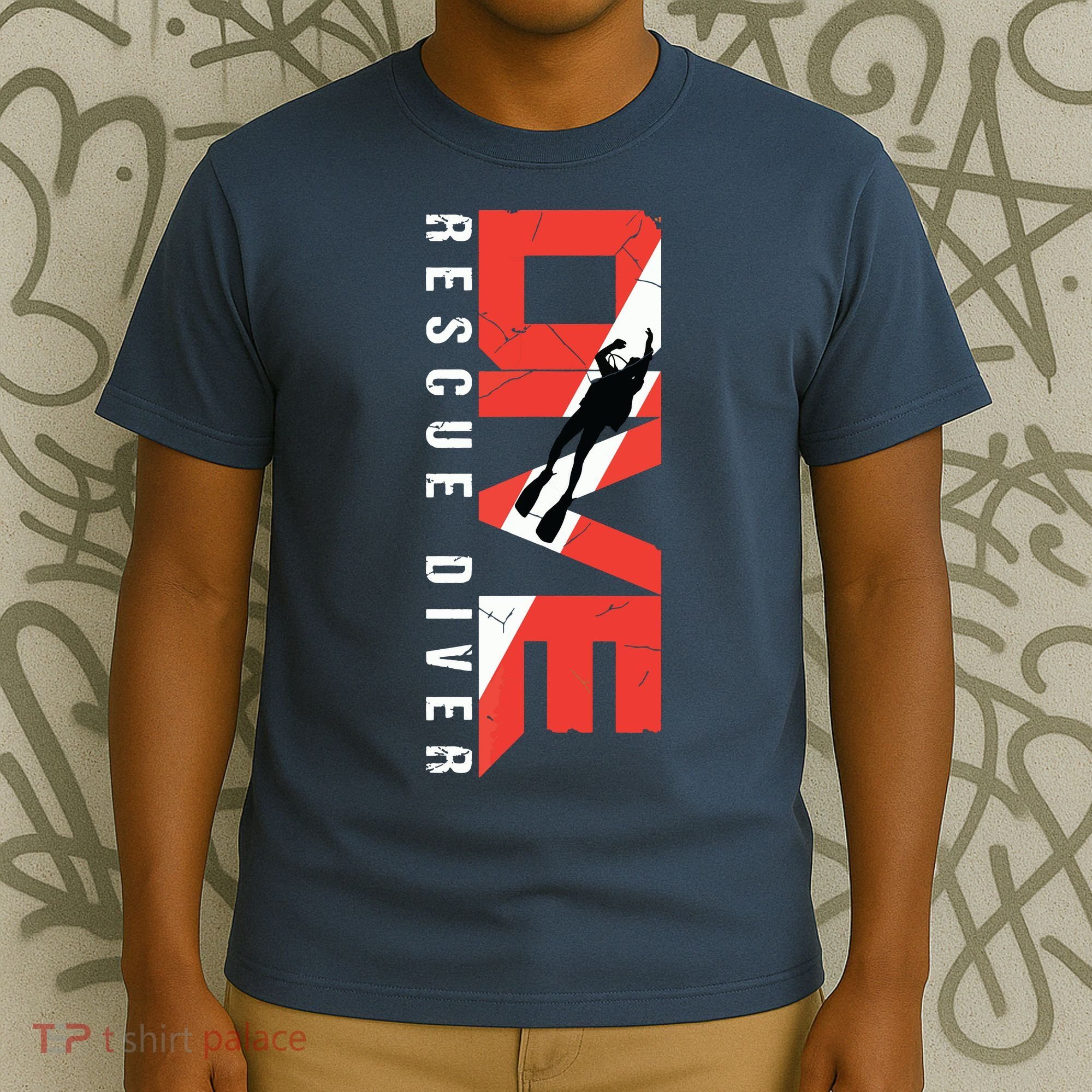 SCUBA Rescue Diver For Instructors Students Divers T-Shirt