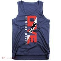SCUBA Rescue Diver For Instructors Students Divers Tank Top thumb 0