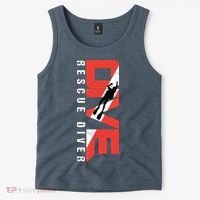 SCUBA Rescue Diver For Instructors Students Divers Tank Top thumb 2
