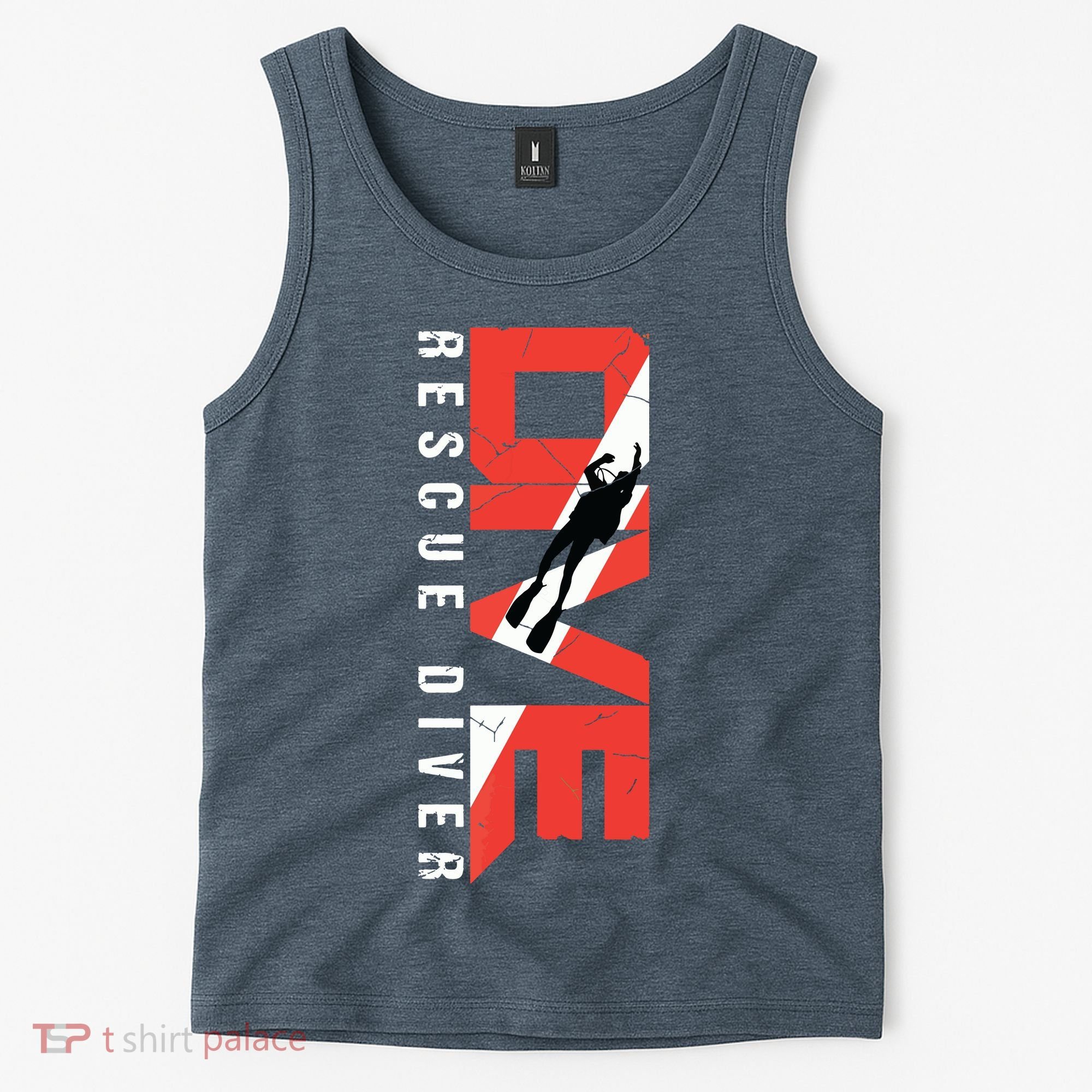 SCUBA Rescue Diver For Instructors Students Divers Tank Top
