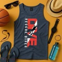 SCUBA Rescue Diver For Instructors Students Divers Tank Top thumb 4