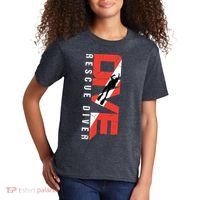 SCUBA Rescue Diver For Instructors Students Divers Kids T-Shirt thumb 2