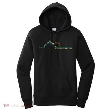 Summer Retro Daniel Boone National Forest Kentucky Women's Hoodie