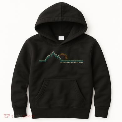 Summer Retro Daniel Boone National Forest Kentucky Kids Hoodie