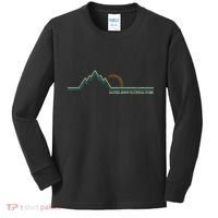 Summer Retro Daniel Boone National Forest Kentucky Kids Long Sleeve Shirt thumb 0