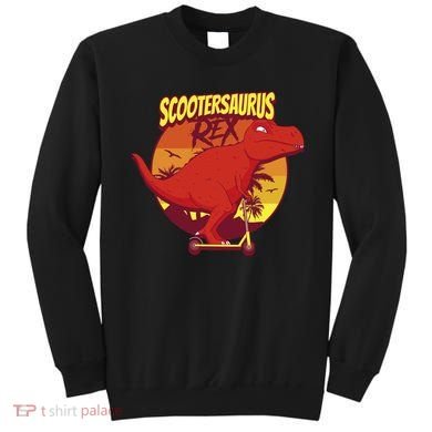 Scootersaurus Rex Dinosaur Sweatshirt