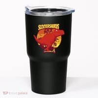 Scootersaurus Rex Dinosaur Tumbler thumb 0