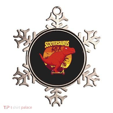 Scootersaurus Rex Dinosaur Ornament