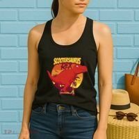 Scootersaurus Rex Dinosaur Women's Tank Top thumb 2