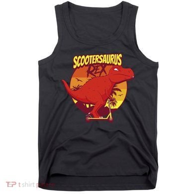 Scootersaurus Rex Dinosaur Tank Top
