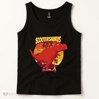 Scootersaurus Rex Dinosaur Tank Top thumb 2