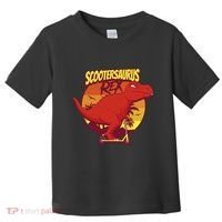 Scootersaurus Rex Dinosaur Toddler T-Shirt thumb 0