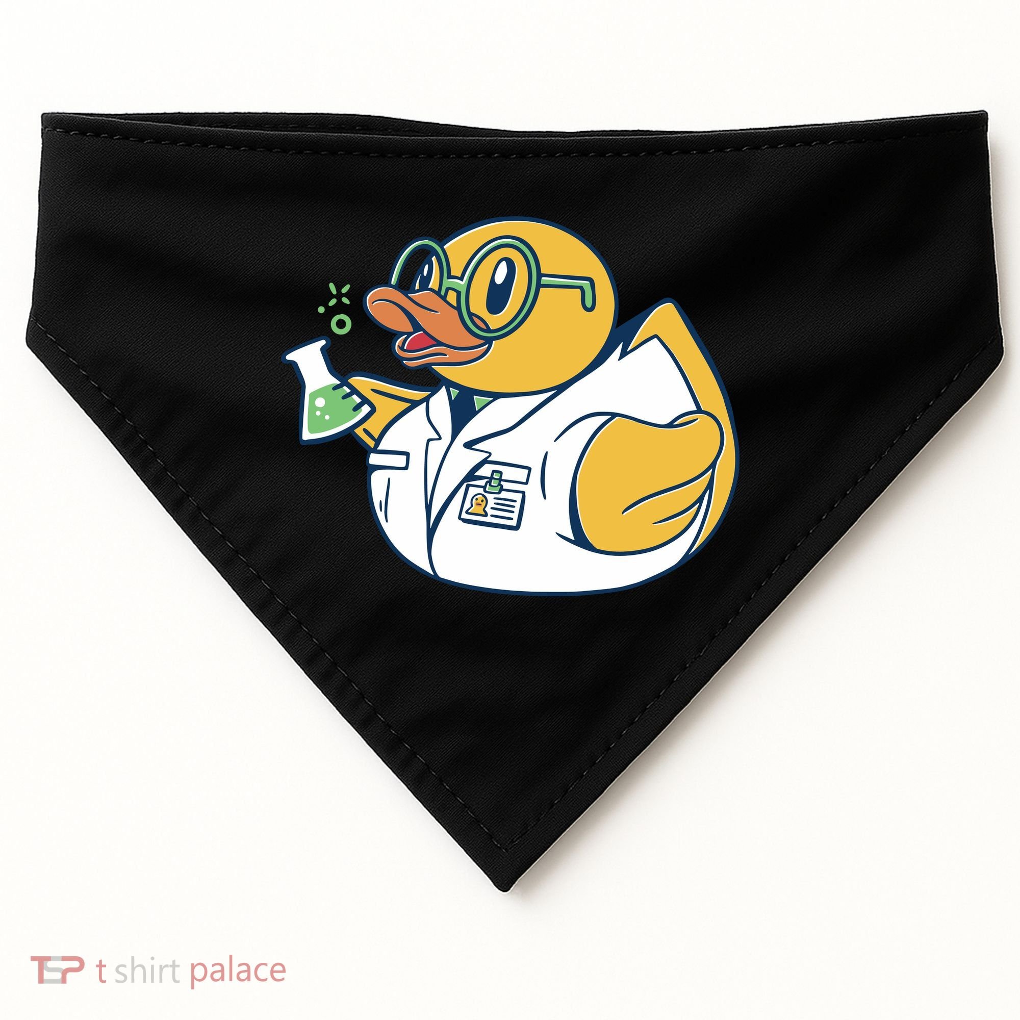 Scientist Rubber Duck Chemist USA-Made Doggie Bandana