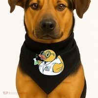Scientist Rubber Duck Chemist USA-Made Doggie Bandana thumb 1