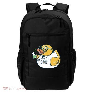 Scientist Rubber Duck Chemist Backpack