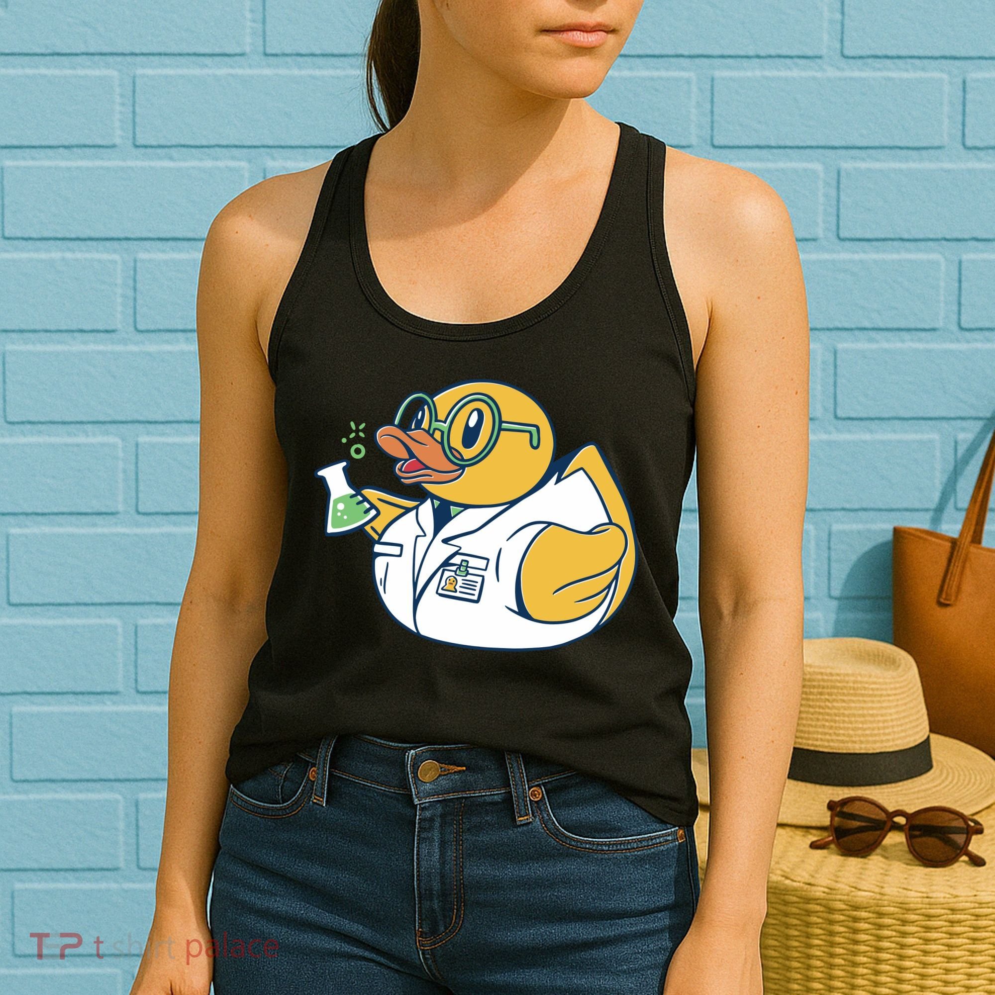 Scientist Rubber Duck Chemist Women's Tank Top