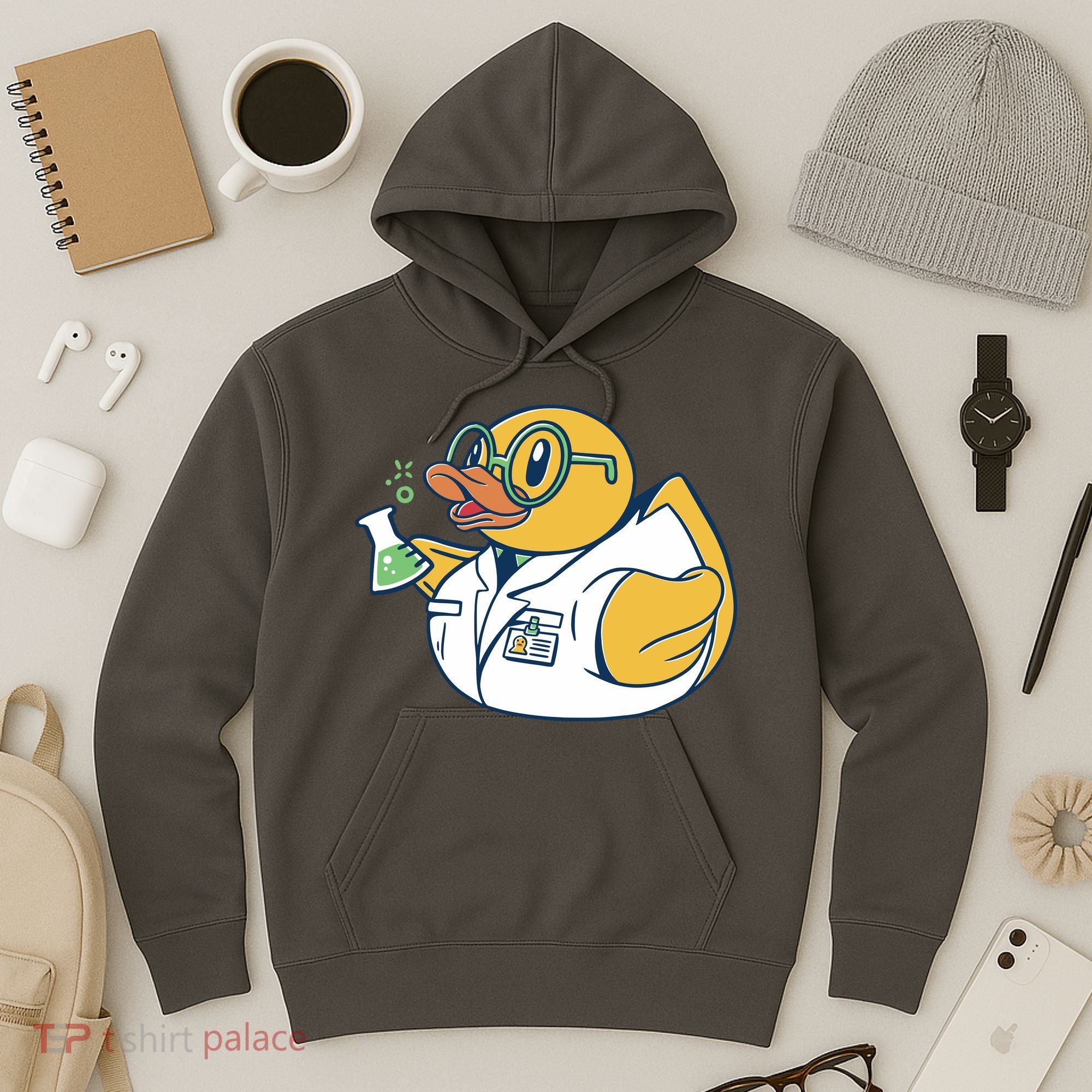 Scientist Rubber Duck Chemist Hoodie