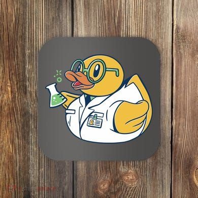 Scientist Rubber Duck Chemist Coaster