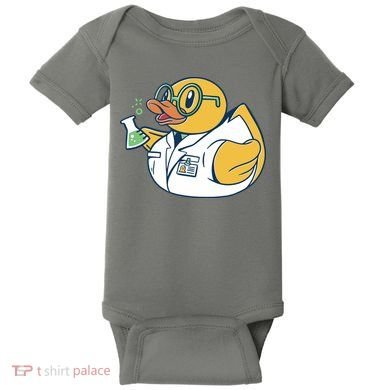 Scientist Rubber Duck Chemist Baby Bodysuit