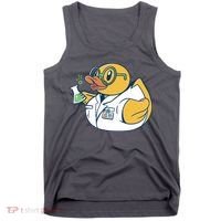 Scientist Rubber Duck Chemist Tank Top thumb 0