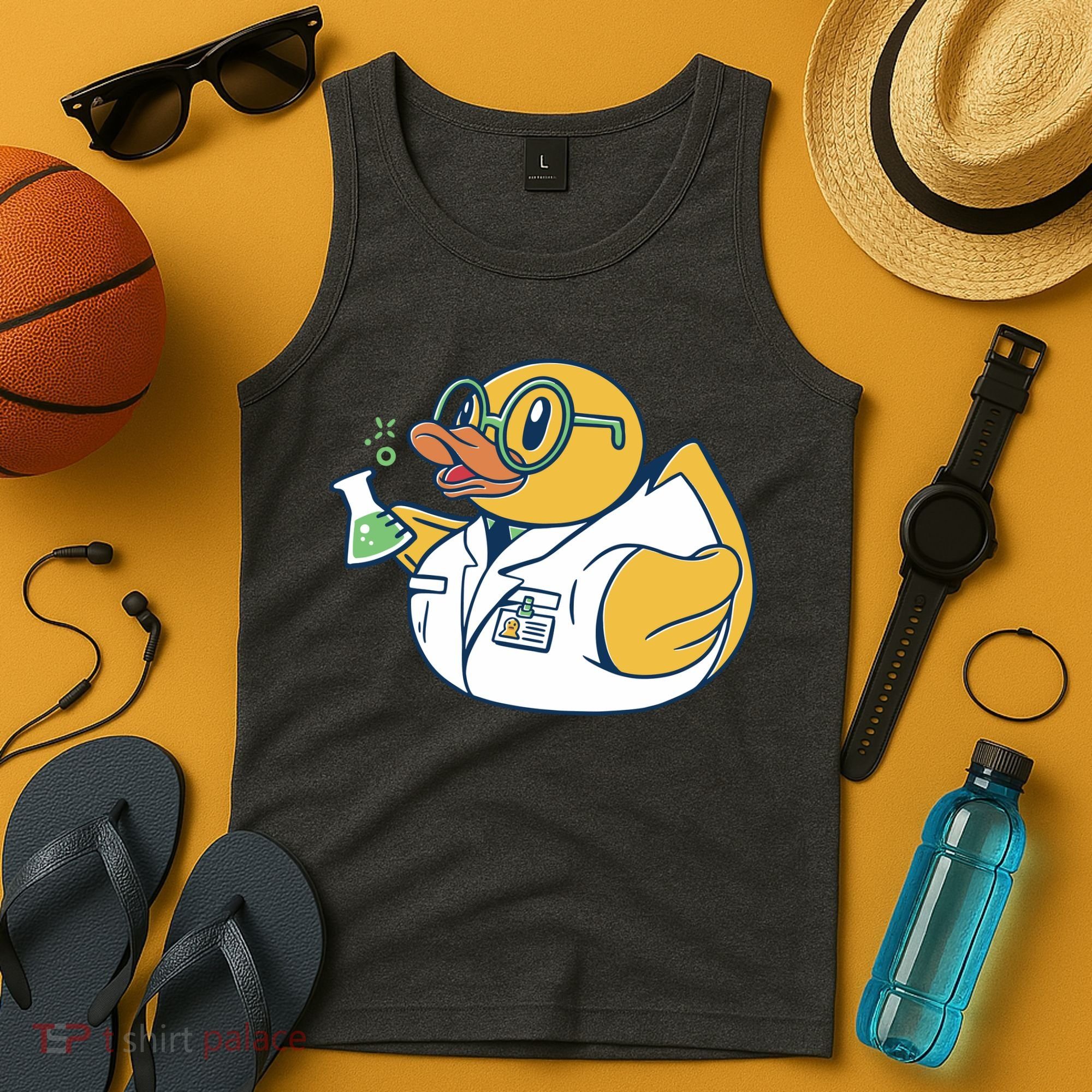 Scientist Rubber Duck Chemist Tank Top