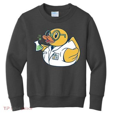 Scientist Rubber Duck Chemist Kids Sweatshirt