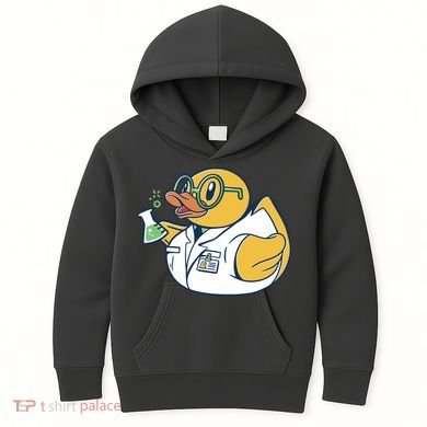 Scientist Rubber Duck Chemist Kids Hoodie