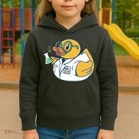Scientist Rubber Duck Chemist Kids Hoodie thumb 3