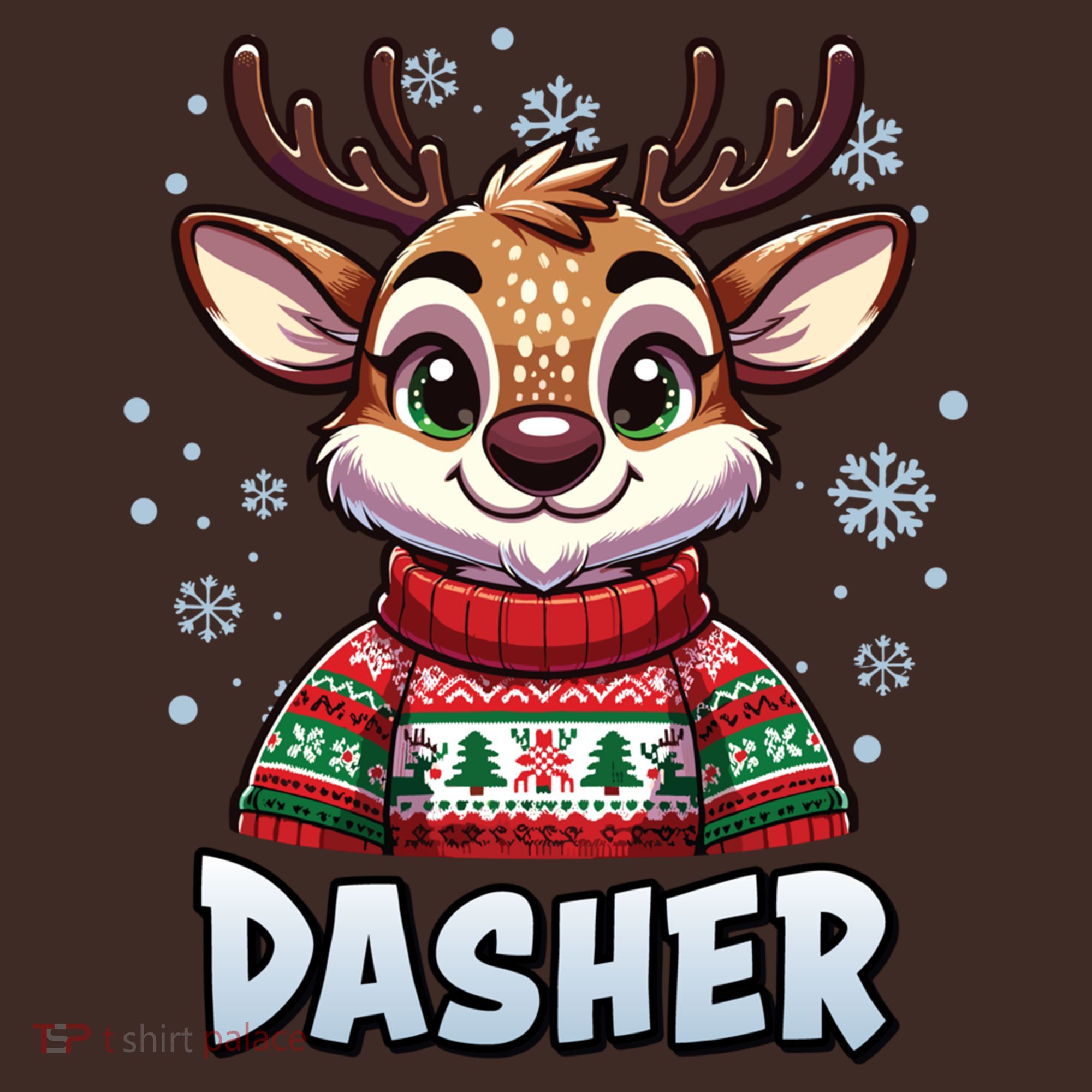 Santa’S Reindeer Dasher Xmas Group Costume Baby Bodysuit