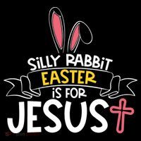 Silly Rabbit Easter Is For Jesus Cross Backpack thumb 2