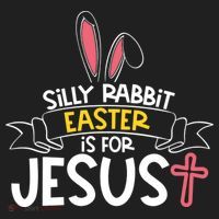 Silly Rabbit Easter Is For Jesus Cross Hat thumb 2