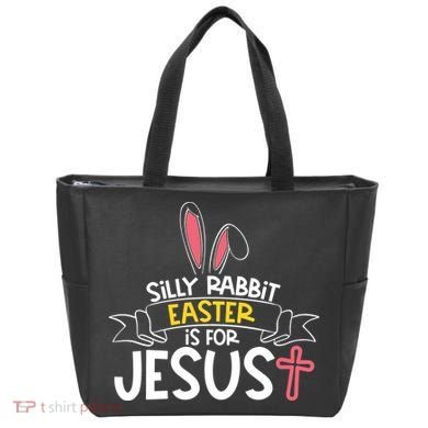 Silly Rabbit Easter Is For Jesus Cross Tote Bag