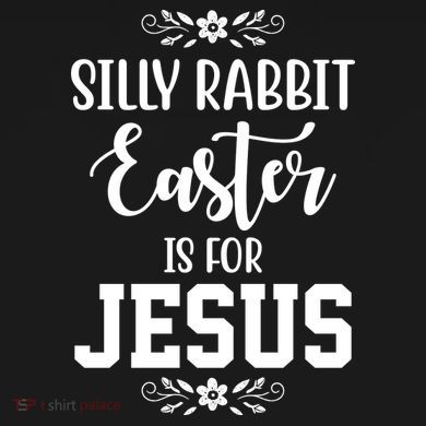 Silly Rabbit Easter Is For Jesus Funny Christianity Doggie Tank