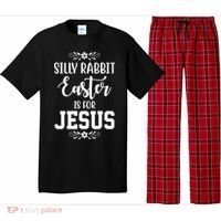 Silly Rabbit Easter Is For Jesus Funny Christianity Pajama Set thumb 0