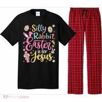 Silly Rabbit Easter Is For Jesus Cute Bunny Christian Faith Pajama Set thumb 0